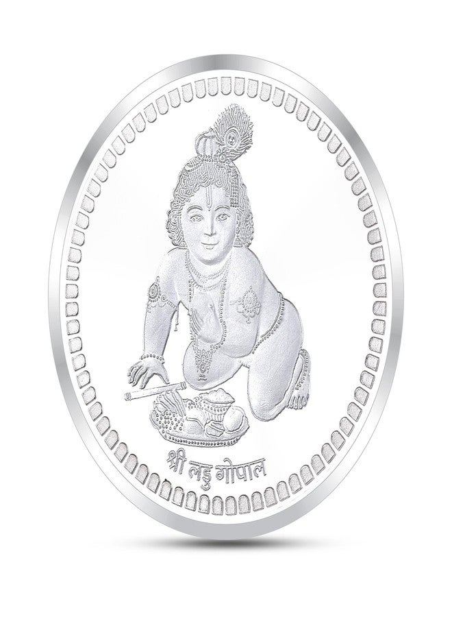 ACPL Precious Moments BIS Hallmarked Silver Coin Krishna 10 gm 999 Pure - Image 1