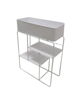 Metal Flower Racker Durable Plant Stand Decoration Plant Display Shelves Garden Ornaments Decor for Indoor Outdoor Greenery 25x60x80 cm
