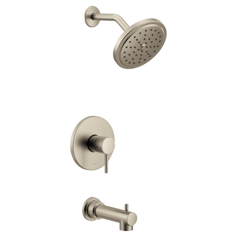 Moen UT3293BN Align MCORE 3Series 1Handle Tub and Shower Trim Kit Valve Required Brushed Nickel