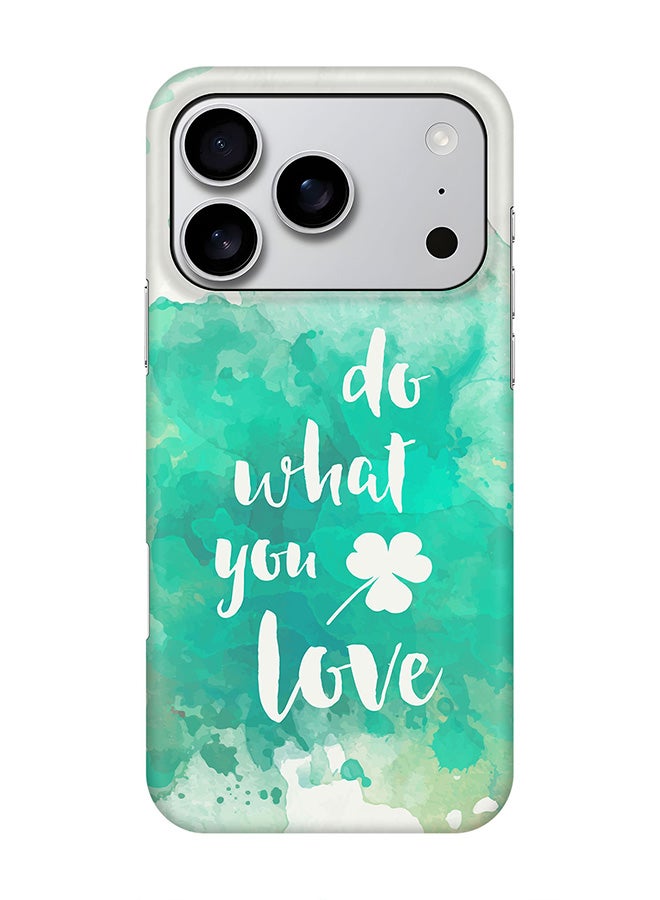 Stylizedd For iPhone 17 Pro,Case, [Compatible with MagSafe] Magnetic cover Slim fit Protection Matte, - Do what you love