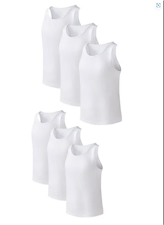 Generic Men's cotton undershirt, 6 pieces 