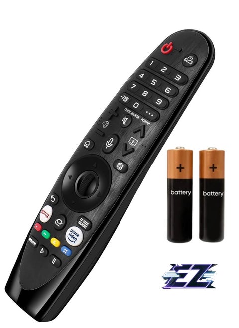 Replacement Magic Voice Remote Control AN-MR650A, AN-MR19BA, AN-MR20GA for LG TVs - Compatible with UN85, UN81, UN80, UN74, UN73, UN71, B7A, C7, E7, G7, W7, W8, B9, C9, E9, W9, NANO99, Nano Series, 97 Series - Includes Battery