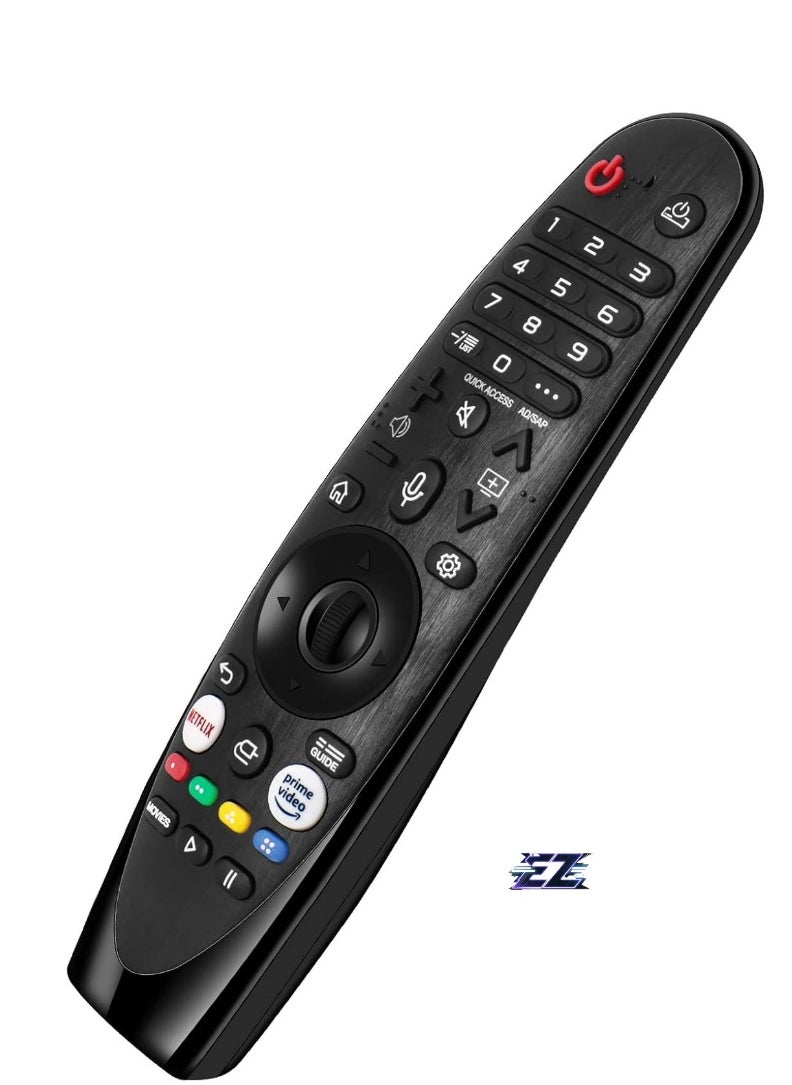 Replacement Magic Voice Remote Control AN-MR650A, AN-MR19BA, AN-MR20GA for LG TVs - Compatible with UN85, UN81, UN80, UN74, UN73, UN71, B7A, C7, E7, G7, W7, W8, B9, C9, E9, W9, NANO99, Nano Series, 97 Series - Includes Battery