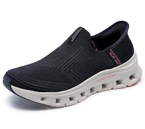 SKECHERS أحذية سلكشر النسائية: جلايد-ستيب برو - أحذية سلك على شكل نسيج مرن، أسود، 5 - Image 4