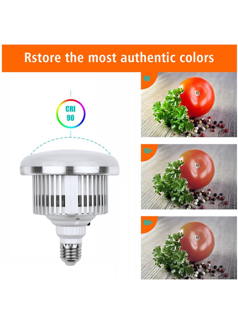 غرانفين مجموعة إضاءة تصوير صغيرة محمولة، مصابيح LED للتحكم عن بعد 85 وات، 3 ألوان، صناديق إضاءة 50×50 سم وحامل لتسجيل الفيديو، وتصوير المنتجات الصغيرة - Image 3