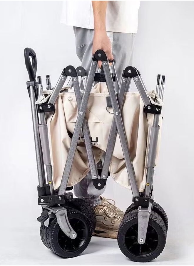 كادي ون - عربة تسوق قابلة للطي مزودة بمقبض و فرامل تحمل وزن لغاية  150 كجم - Image 1