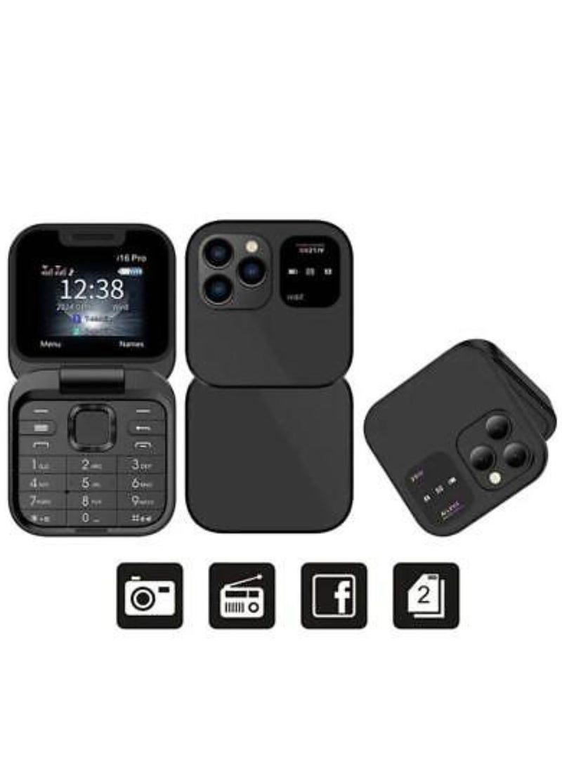 alimoto 2024 New Mini Flip Mobile Phone  - Image 2
