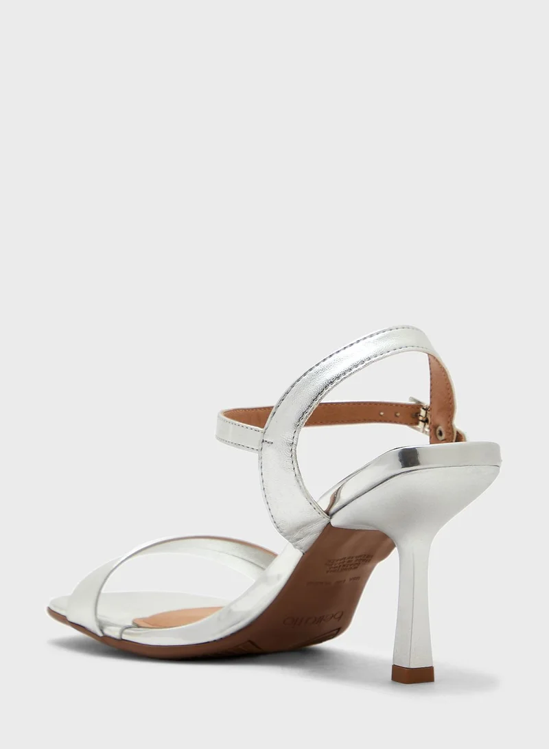 Beira Rio Multi Strap Mid Heel Sandals