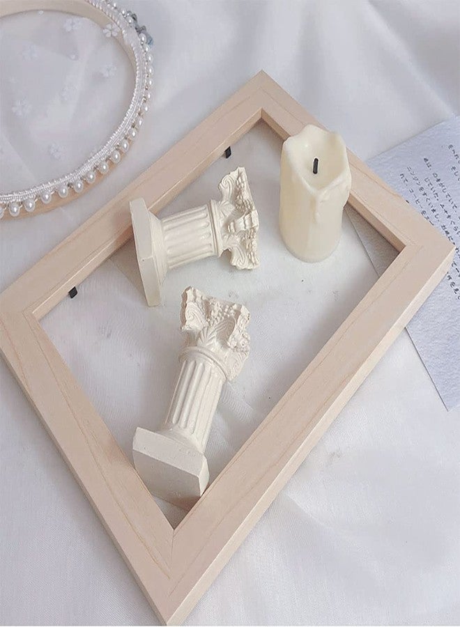 nanaxagly Antique Roman Column Candle Holder Greek Column Statue Roman Pillar Candlestick Greek Style Candelabra Dinner Wedding Candle Holder Decoration - Image 5