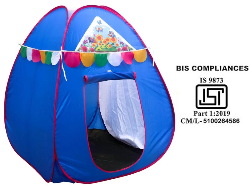 Homecute Igloo Type Foldable Popup Kid's Play Tent House (Medium Size Blue) - Image 2