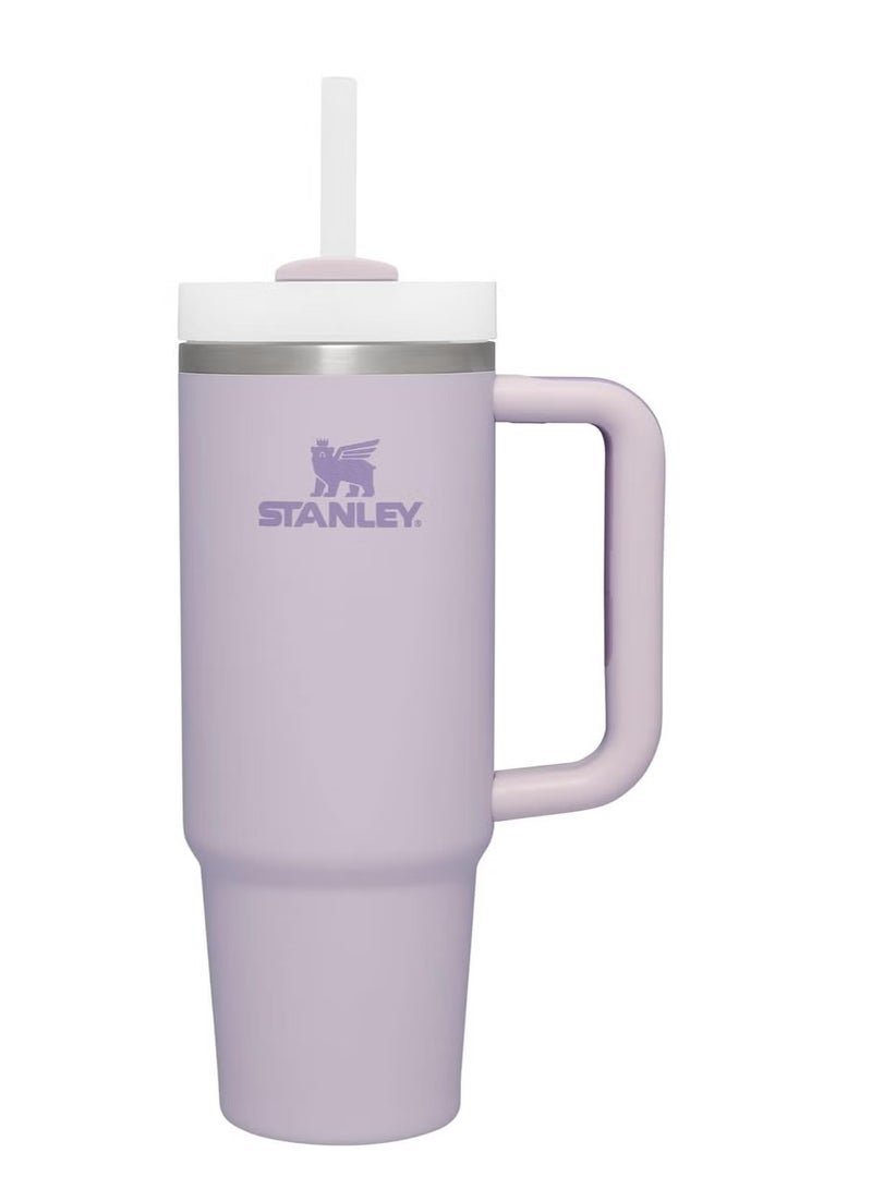 Stanley Quencher H2.0 Collection Stainless Steel Vacuum Insulated Tumbler with Lid and Straw for Iced and Cold Beverages, 40 oz / 1.18 L - Orchid, Leak-Proof, Double-Wall Insulation for All-Day Hydration - Image 1