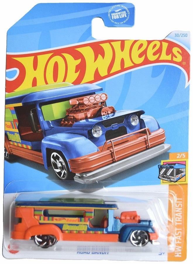 Matchbox Hot Wheels Road Bandit, HW Fast Transit 2/5 [Blue/Orange] 30/250 - Image 1