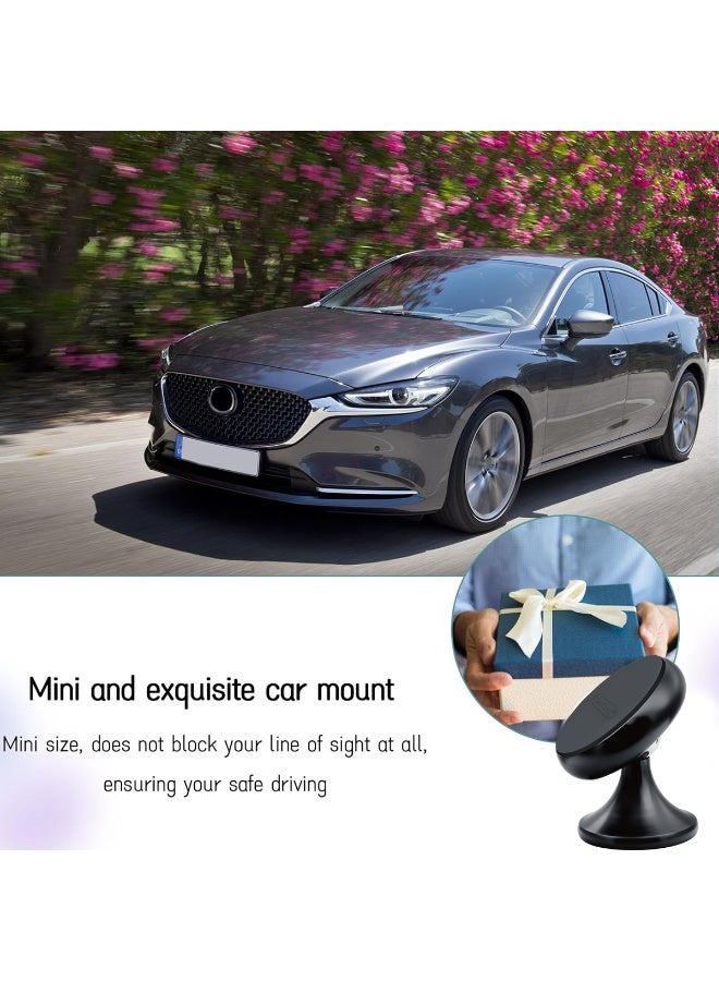 Universal Magnetic Car Phone Holder with 360° Rotation | Strong N52 Magnet | All-Metal Body | Secure Dashboard Mount | Compact Design | Stable Grip for One Smartphone | Signal-Safe, Scratch-Free, Adhesive Base - Image 5