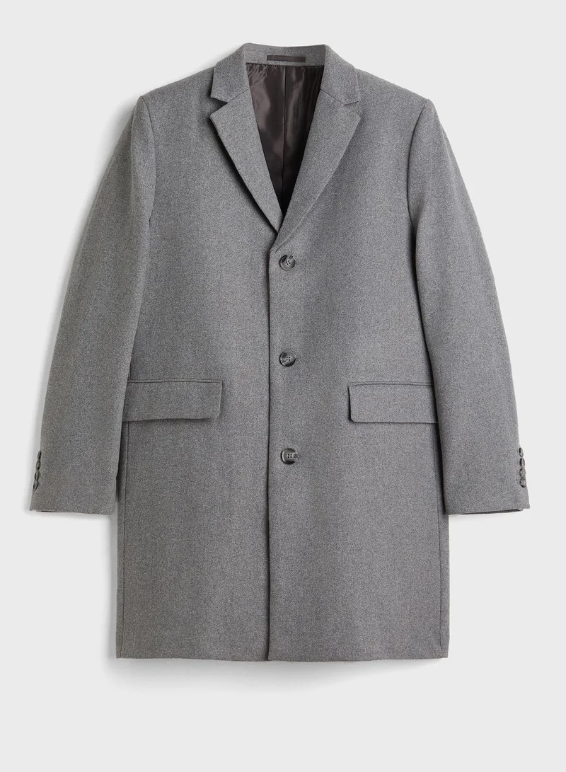 H&M Flap Pocket Long Coat