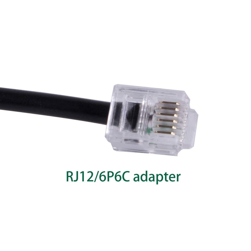 Suamdoen DB9 Serial RS232 to RJ12 6P6C Adapter Cable for APC PDU 940-0144A - Image 2