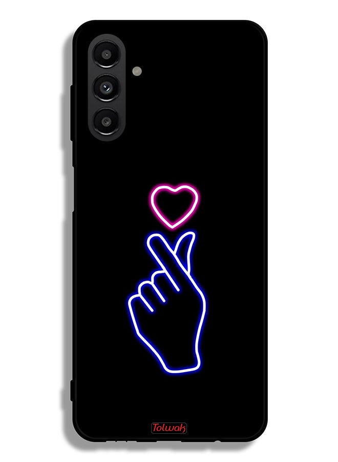 Tolwak Samsung Galaxy A04s Protective Case Cover Snap Heart Art - Image 1