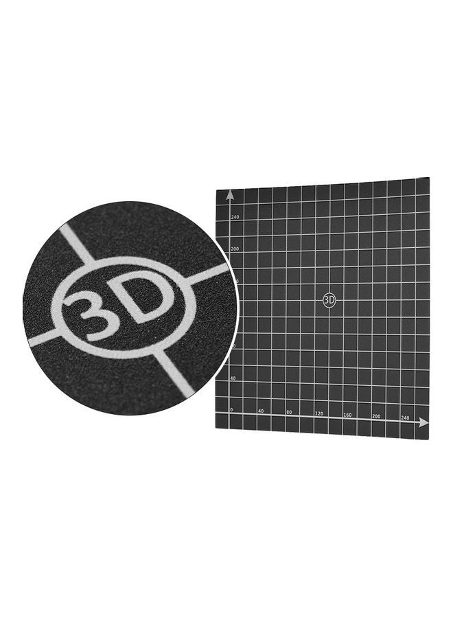 NIBEMINENT 2-Piece Heat Bed Sticker Sheet Black  - Image 4