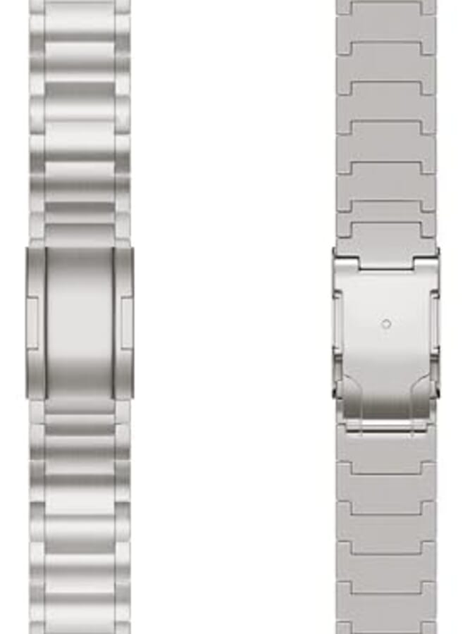 دادو حزام ساعة معدني من التيتانيوم متوافق مع سلسلة الساعات Ultra 2 9 8 Ultra 8 7 6 5 49 45 44 42 ملم خفيف الوزن مع حزام مشبك بزر مزدوج - Image 3