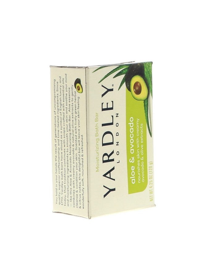 Yardley London Aloe And Avocado Naturally Moisturizing Bath Bar 4.0 Oz (Pack Of 10)  - Image 4