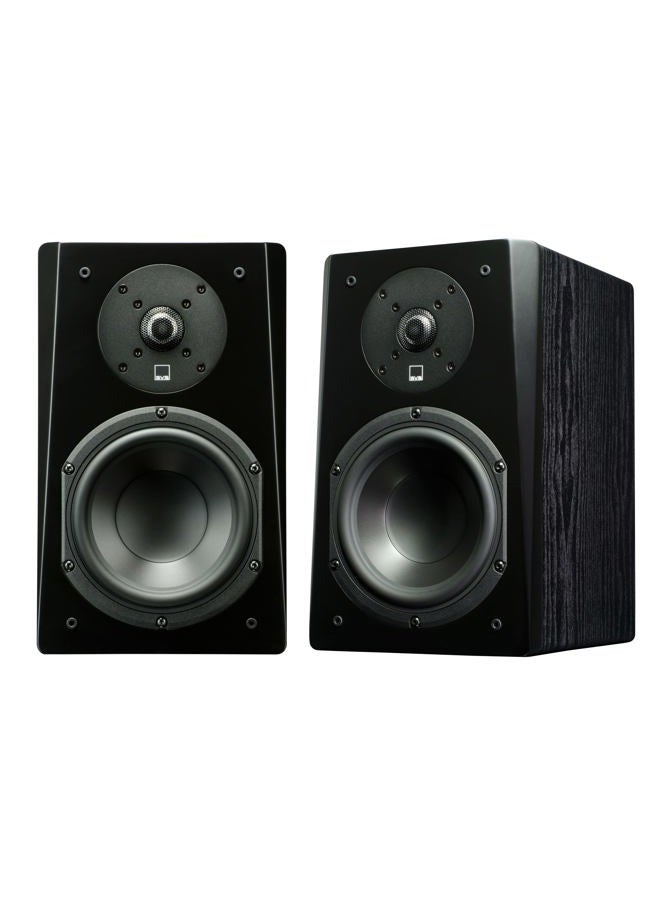 SVS Prime Bookshelf Speaker, Pair - Black Ash (Pack of1) - Image 1
