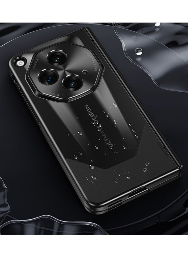 general Compatible with Oppo Find N3 mobile phone case folding screenFind N3 Fold 2023 shell film integrated electroplating all-inclusive anti-drop protective case - Image 2
