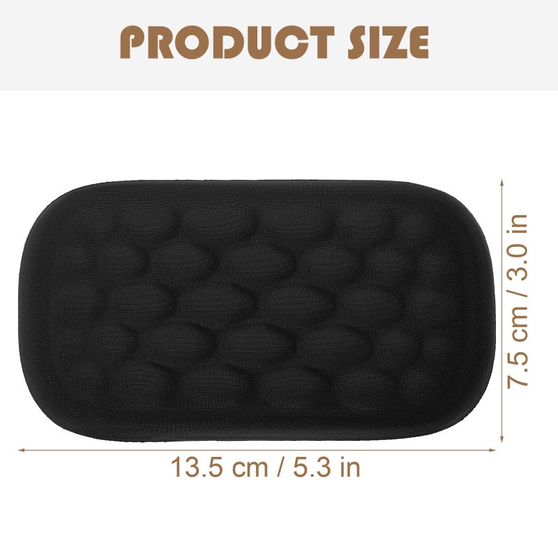 Ergonomic Memory Foam Wrist Support Pad For Keyboard And Mouse Black Single Hand Use - Image 3