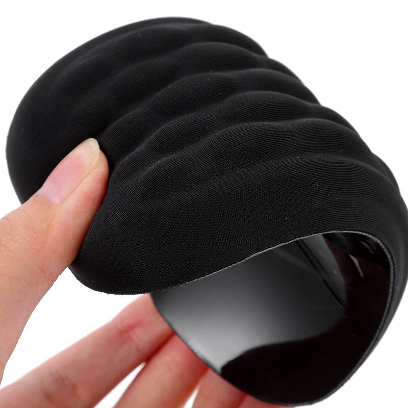 Ergonomic Memory Foam Wrist Support Pad For Keyboard And Mouse Black Single Hand Use - Image 5
