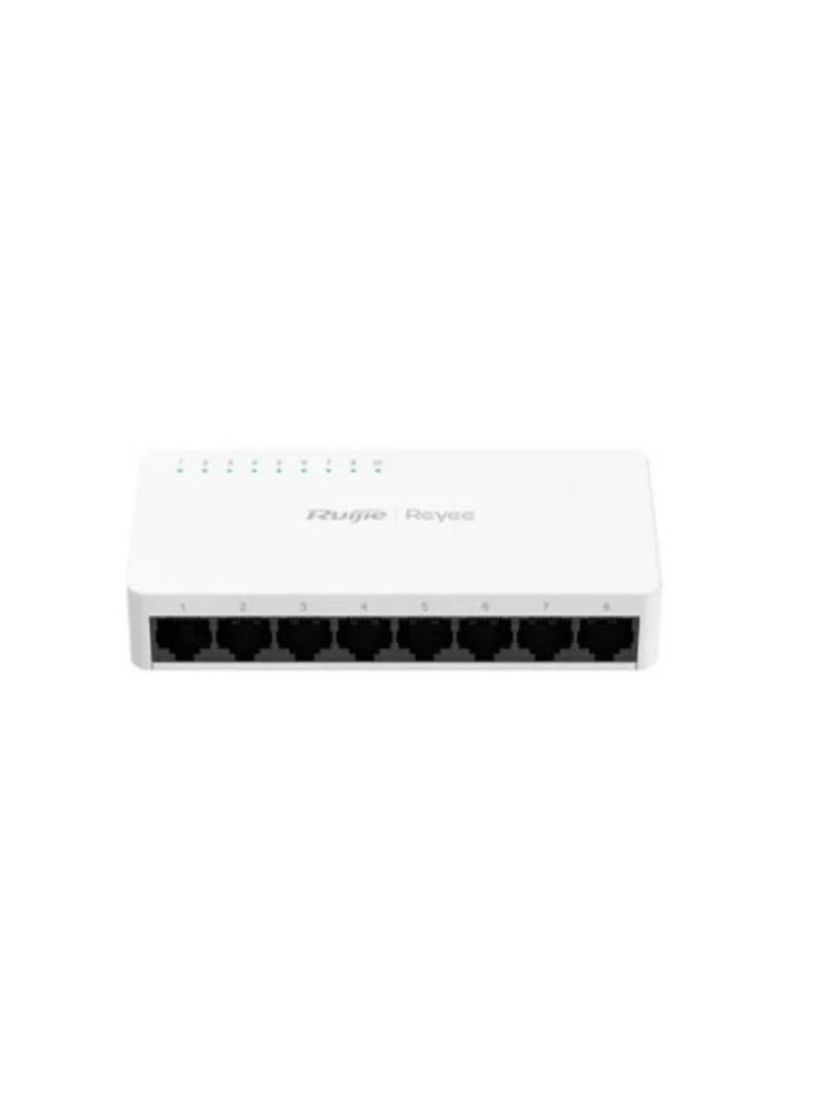 Ruijie - Ruijie 5-Port 10/100Mbps Desktop Plastic Switch – Compact & Reliable Network Expansion - Image 1