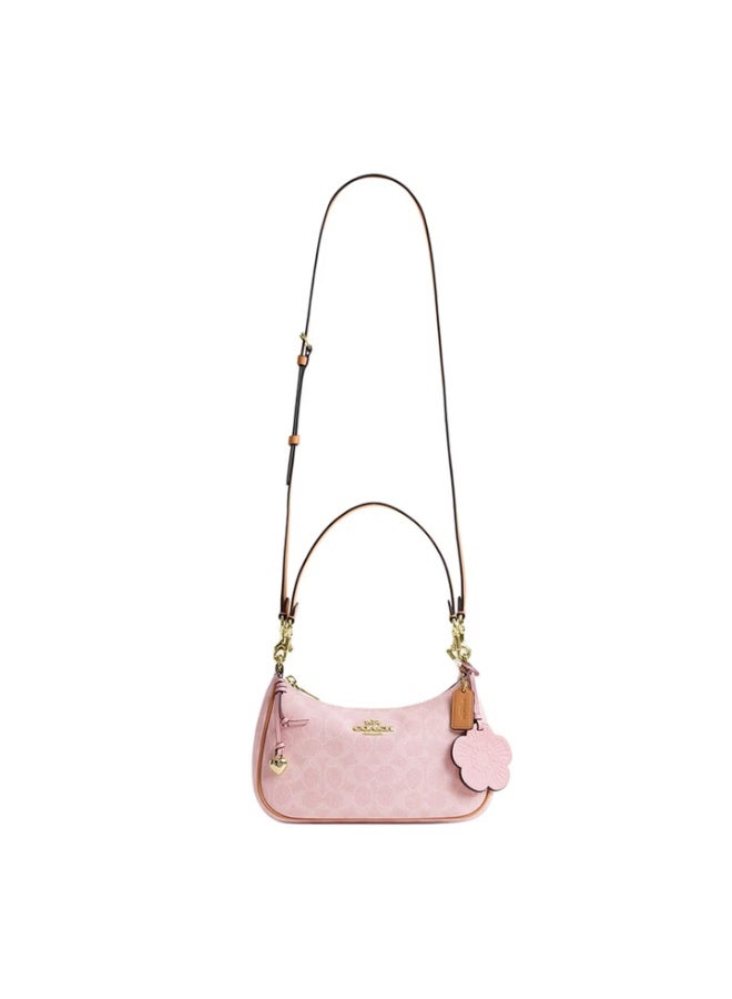 coachoutlet Classic Logo TERI Bag - 3-Way Shoulder/Crossbody/Handbag with Signature C Print, Stylish Designer Accessory for women - Image 3
