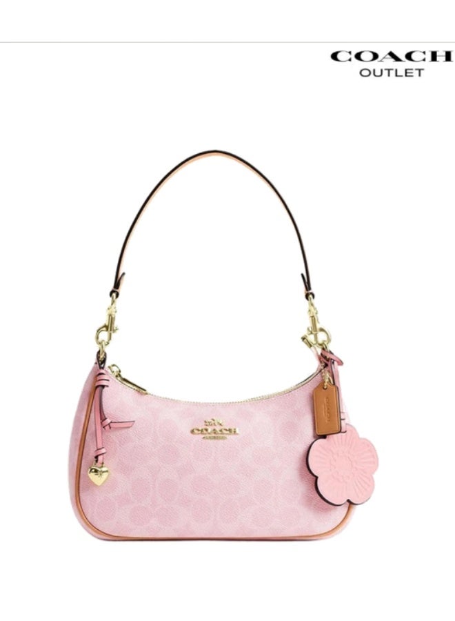 coachoutlet Classic Logo TERI Bag - 3-Way Shoulder/Crossbody/Handbag with Signature C Print, Stylish Designer Accessory for women - Image 1