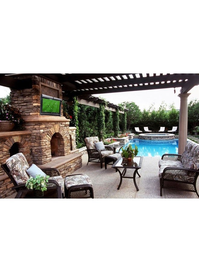 acoveritt Outdoor 60"-65" TV Set Cover ,Scratch Resistant Liner Protect LED Screen Best-Compatible with Standard Mounts and Stands ( Black) - Image 2