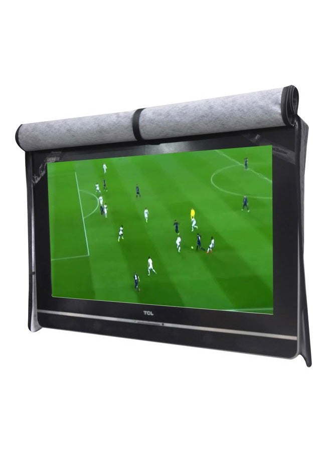 acoveritt Outdoor 60"-65" TV Set Cover ,Scratch Resistant Liner Protect LED Screen Best-Compatible with Standard Mounts and Stands ( Black) - Image 1