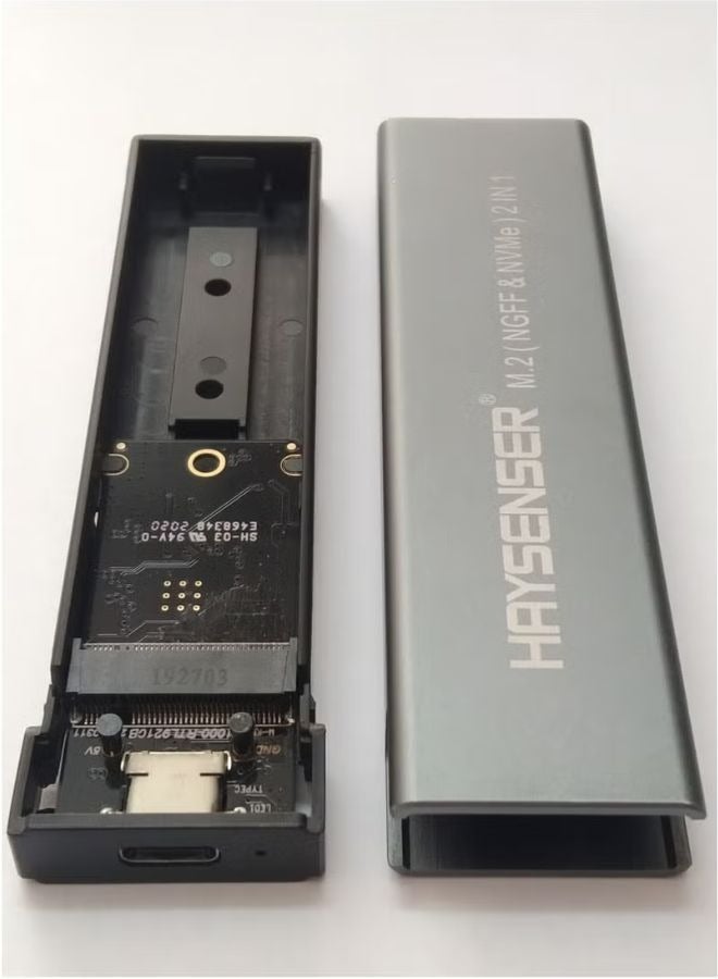 Haysenser M.2 SSD to USB3.2 Enclosure | M.2 NVME & NGFF 2 IN 1 - Image 2