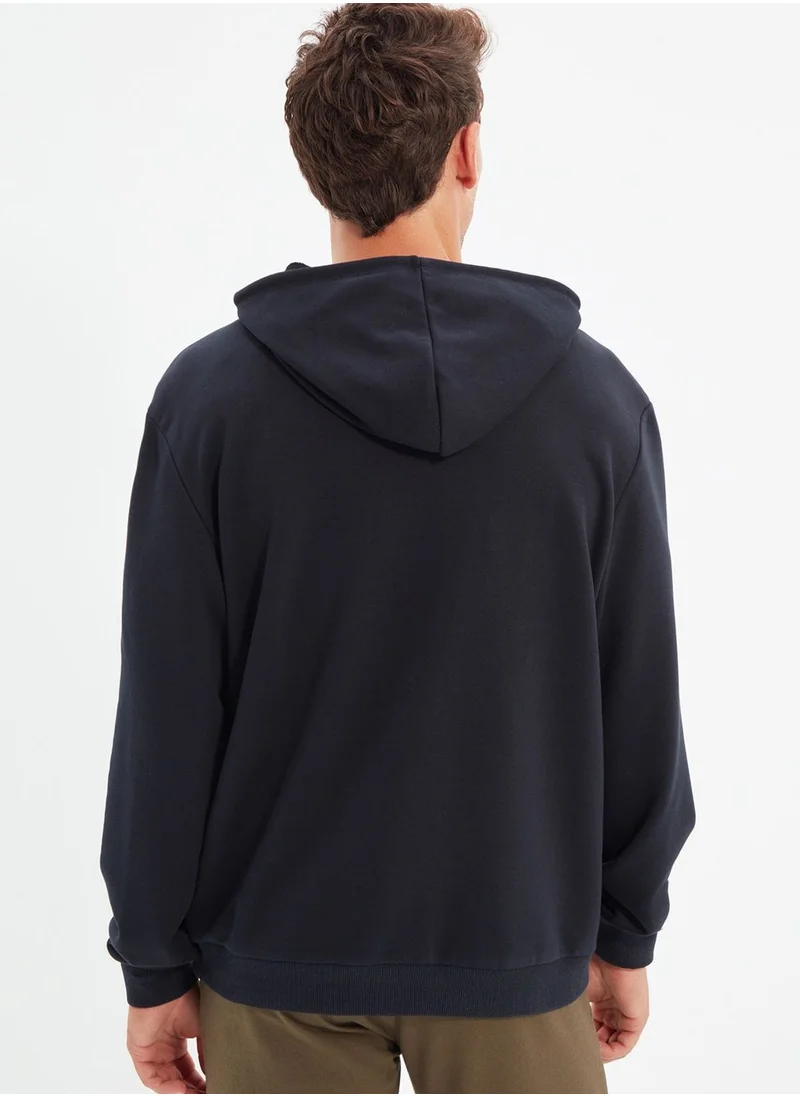 trendyol Slogan Hoodie