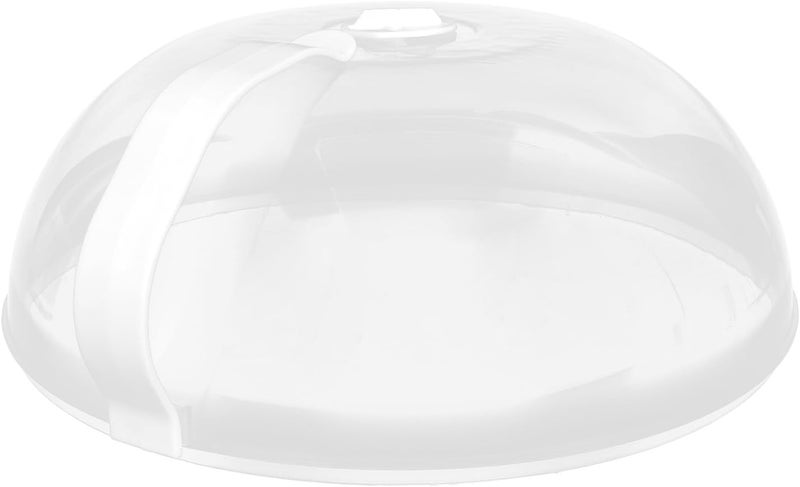 4pcs Microwave-safe Plastic Food Covers Handles Large round Food Preservation Lids for Refrigerator and Kitchen for Home Dining and Microwave Heating - Image 1