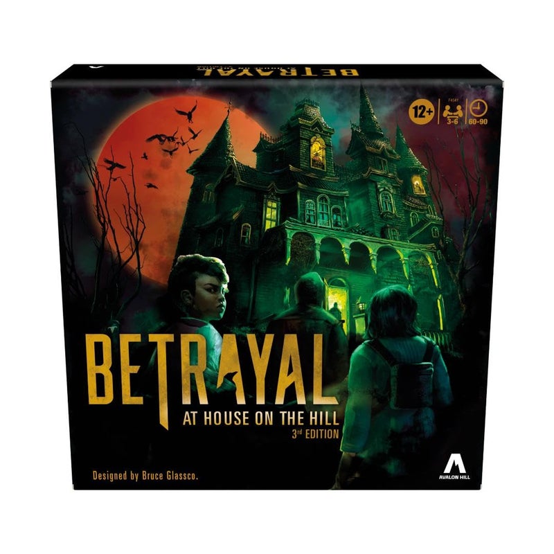 Avalon Hill أفالون هيل هاسبرو جيمينغ خيانة في المنزل على التل الطبعة الثالثة لعبة لوحية تعاونية، للأعمار 12 وما فوق، 3-6 لاعبين، 50 سيناريو مثير - Image 1