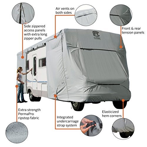 Classic Accessories Over Drive PermaPRO 5th Wheel Cover, Fits 29' - 33' RVs - Image 2