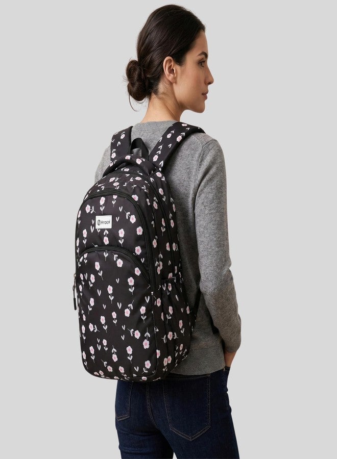 HYDER Petal 35L Latest Cute and Stylish School Bag for Girls - Perfect for School, College, Office and Tution Durable School bags for Kids And Women | Perfect Girls Bag (Black) - Image 2