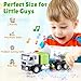 WeeHomm Garbage Truck Toy with Lights and Sounds Play Vacuum Street Sweeper Trash Truck Battery Powered Recycling Car Vehicle Toys for Boys Girls Kids Toddler Gift for Christmas Birthday - Image 4