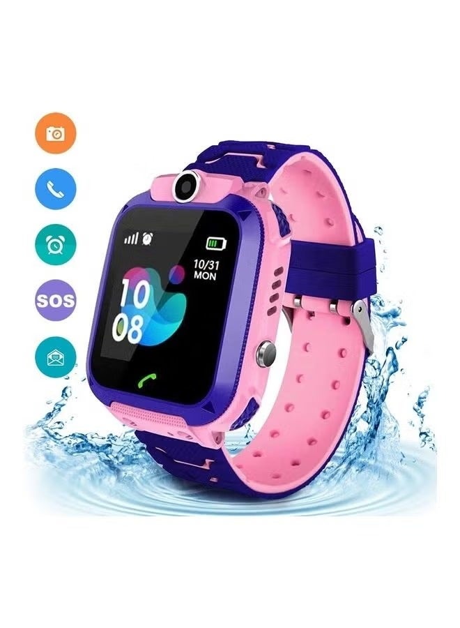 Waterproof Kids Bluetooth Smartwatch Pink/Blue - Image 2