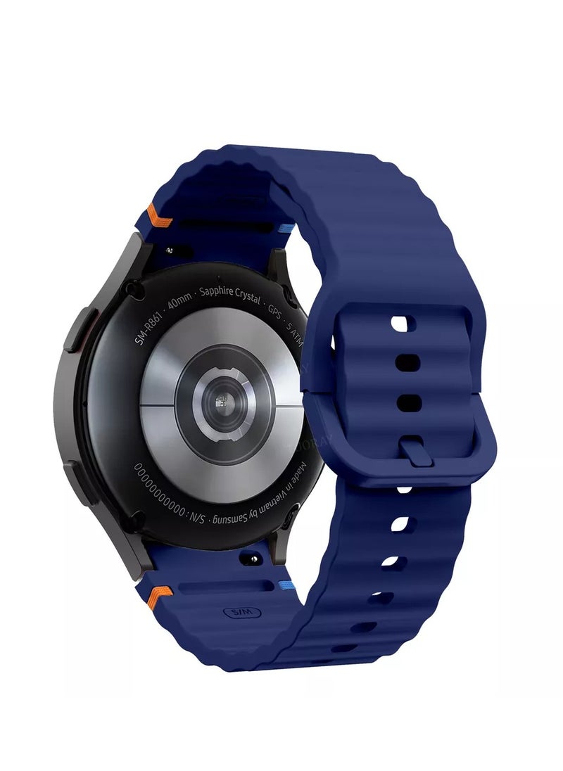 ELTRAZONE Breathable Sport Loop Band Strap Compatible with Samsung Galaxy Watch 4, 5, 6, 7 | Lightweight, Adjustable Nylon Replacement Wristband | Soft & Sweat-Resistant Sport Strap for Fitness, Running, and Everyday Wear – Secure & Stylish Design - Image 4