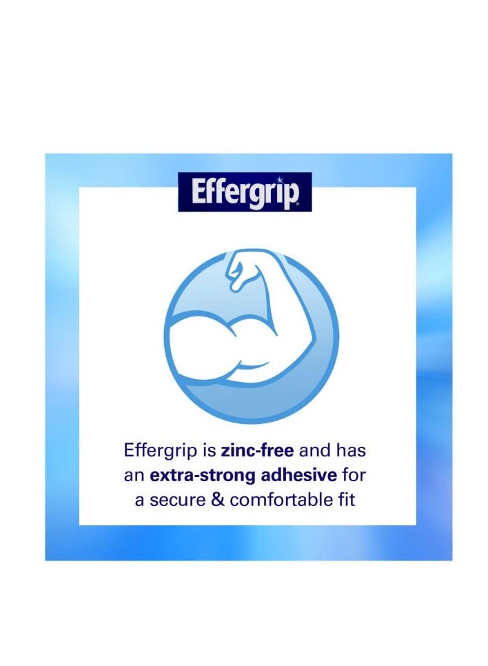 Effergrip Denture Adhesive Cream, Extra Strong Holding Power, 2.5 oz. (Pack of 3) - Image 2