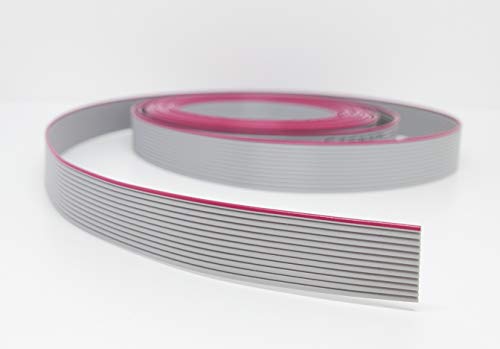 Pc Accessories - 5 Feet Length IDC Silver Flat Ribbon Cable 12 Wire 12 Conductors for 2.54mm Pitch Connectors (12P-5FT) - Image 1