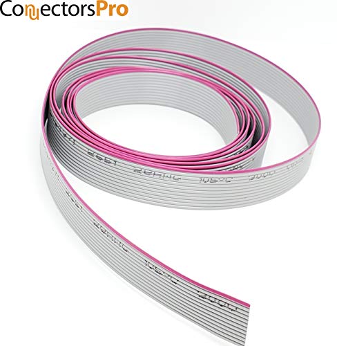 Pc Accessories - 5 Feet Length IDC Silver Flat Ribbon Cable 12 Wire 12 Conductors for 2.54mm Pitch Connectors (12P-5FT) - Image 3