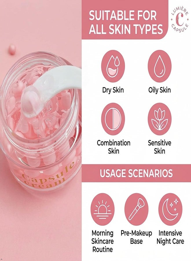 MOND'SUB Niacinamide Water Light Capsule Cream | 80g Brightening & Barrier Repair Moisturizer with Niacinamide + NAG, Micro-Encapsulation Technology for Dull & Uneven Skin - Image 2