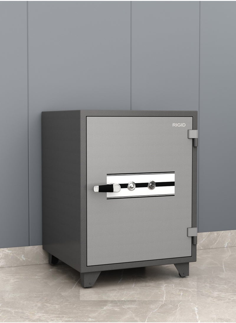 RIGID - Fire Resistant Steel Safe with Dual Key Lock, 150Kg - Image 1