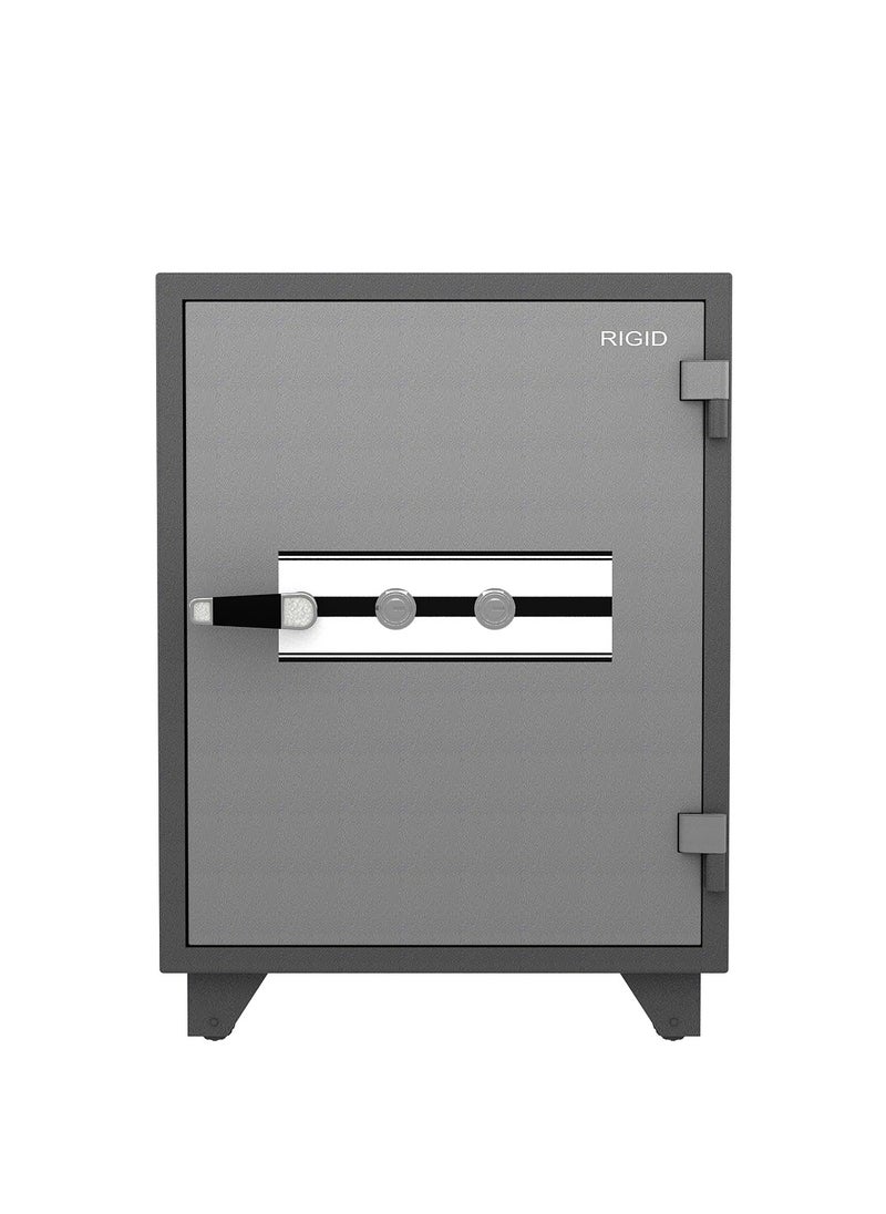 RIGID - Fire Resistant Steel Safe with Dual Key Lock, 150Kg - Image 1