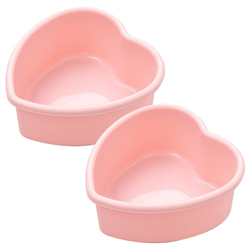 Dootafy Mini Heart Cake Pan  4 Inch Silicone Mold 2 Pack Nonstick Shaped For Valentine'S Day Anniversary Birthday Cake Snack Tart Muffin Cupcake Cheesecake Baking - Image 1