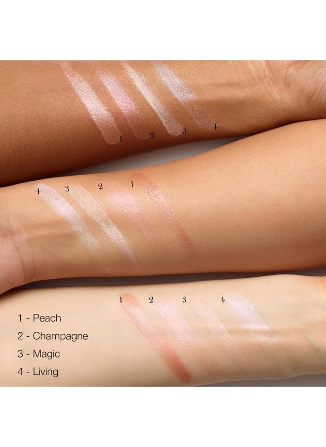 RMS Beauty Luminizer - Cream Highlighter Makeup, Face Highlighter & Inner Corner Eye Highlighter, Glow Balm Dewy Makeup Face Highlighters & Luminizers  - Image 4