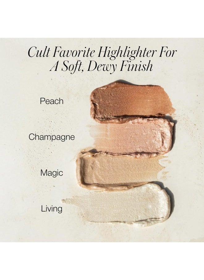 RMS Beauty Luminizer - Cream Highlighter Makeup, Face Highlighter & Inner Corner Eye Highlighter, Glow Balm Dewy Makeup Face Highlighters & Luminizers  - Image 3